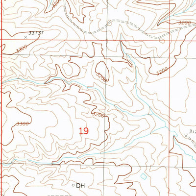 United States Geological Survey Sayer Butte, MT (1987, 24000-Scale) digital map
