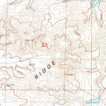 United States Geological Survey Sayer Butte, MT (1987, 24000-Scale) digital map