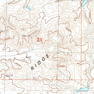 United States Geological Survey Sayer Butte, MT (1987, 24000-Scale) digital map