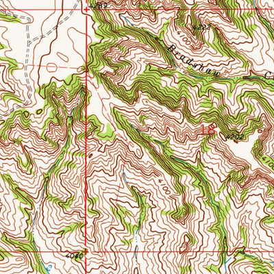 United States Geological Survey Sayle Hall, MT (1972, 24000-Scale) digital map