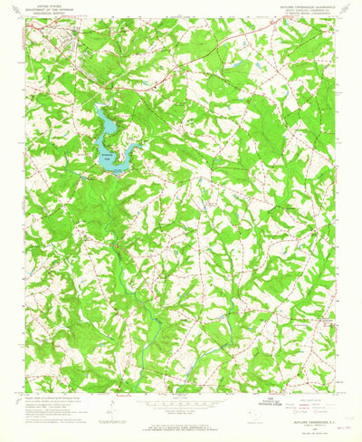United States Geological Survey Saylors Crossroads, SC (1964, 24000-Scale) digital map