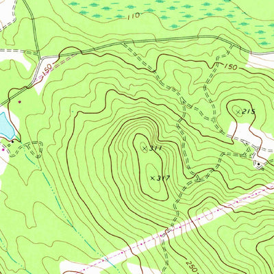 United States Geological Survey Saylors Lake, SC (1972, 24000-Scale) digital map