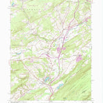 United States Geological Survey Saylorsburg, PA (1960, 24000-Scale) digital map