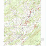 United States Geological Survey Saylorsburg, PA (1999, 24000-Scale) digital map