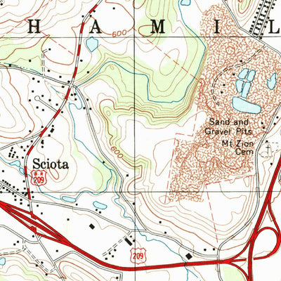 United States Geological Survey Saylorsburg, PA (1999, 24000-Scale) digital map