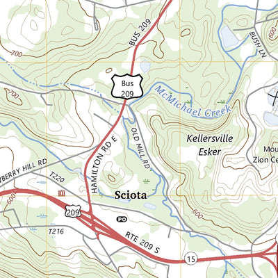United States Geological Survey Saylorsburg, PA (2023, 24000-Scale) digital map