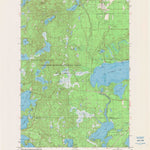 United States Geological Survey Sayner, WI (1982, 24000-Scale) digital map