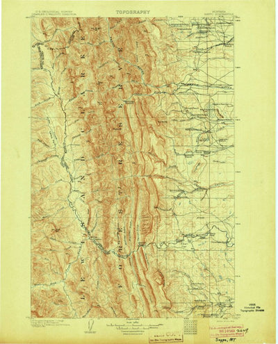 United States Geological Survey Saypo, MT (1903, 125000-Scale) digital map