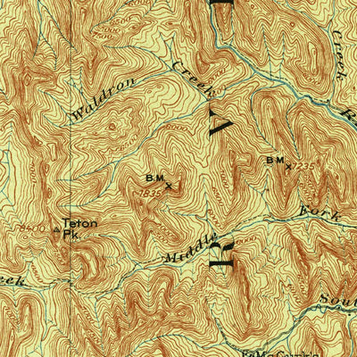 United States Geological Survey Saypo, MT (1903, 125000-Scale) digital map