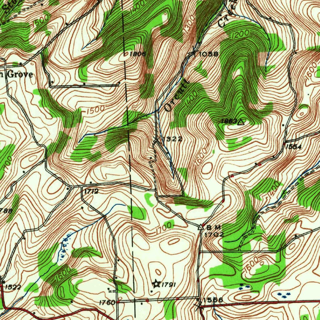 Sayre, PA-NY (1939, 62500-Scale) Map by United States Geological Survey ...