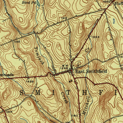 United States Geological Survey Sayre, PA-NY (1942, 62500-Scale) digital map