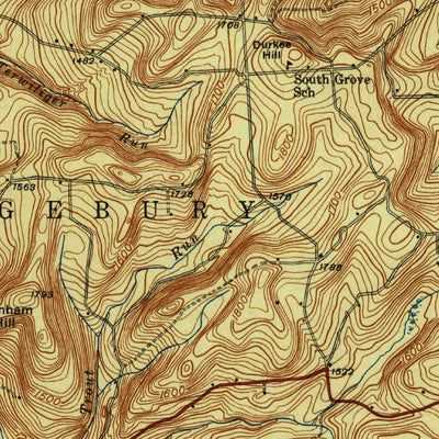 United States Geological Survey Sayre, PA-NY (1942, 62500-Scale) digital map