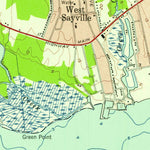 United States Geological Survey Sayville, NY (1955, 24000-Scale) digital map