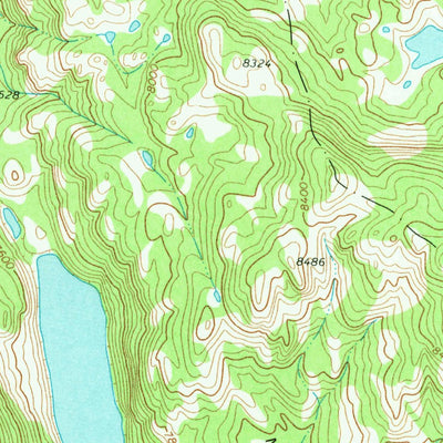 United States Geological Survey Scab Creek, WY (V1, 1968) digital map