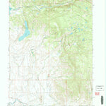 United States Geological Survey Scab Creek, WY (V3, 1968) digital map