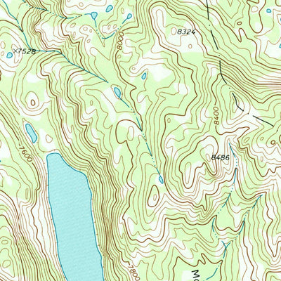 United States Geological Survey Scab Creek, WY (V3, 1968) digital map