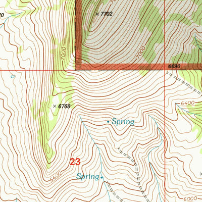 United States Geological Survey Scab Rock Mountain, MT (2000, 24000-Scale) digital map