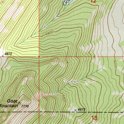United States Geological Survey Scab Rock Mountain, MT (2000, 24000-Scale) digital map