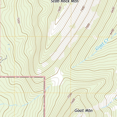 United States Geological Survey Scab Rock Mountain, MT (2020, 24000-Scale) digital map