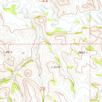United States Geological Survey Scairt Woman Draw, ND (1974, 24000-Scale) digital map