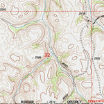 United States Geological Survey Scairt Woman Draw, ND (1997, 24000-Scale) digital map