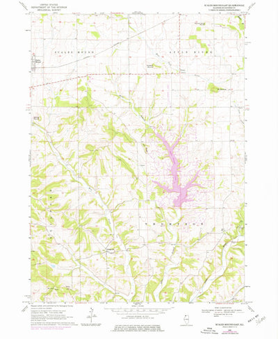 United States Geological Survey Scales Mound East, IL (1968, 24000-Scale) digital map