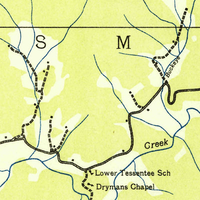 United States Geological Survey Scaly Mountain, NC (1935, 24000-Scale) digital map