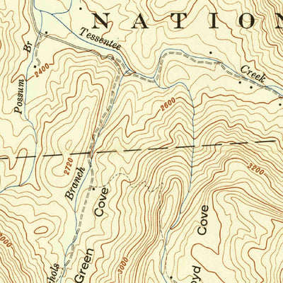 United States Geological Survey Scaly Mountain, NC (1947, 24000-Scale) digital map