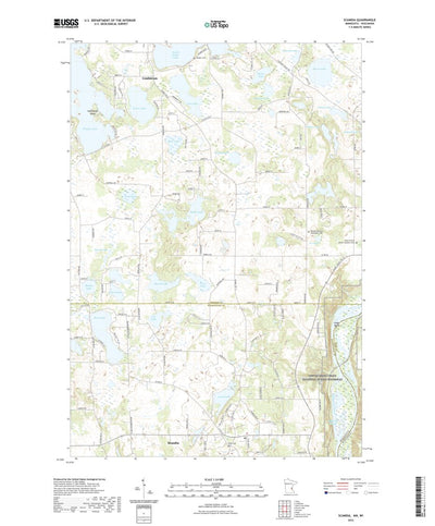United States Geological Survey Scandia, MN (2022, 24000-Scale) digital map