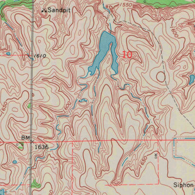 United States Geological Survey Scandia NW, KS (1969, 24000-Scale) digital map