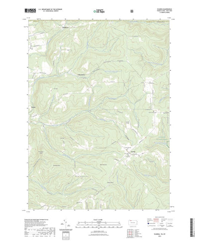 United States Geological Survey Scandia, PA (2023, 24000-Scale) digital map
