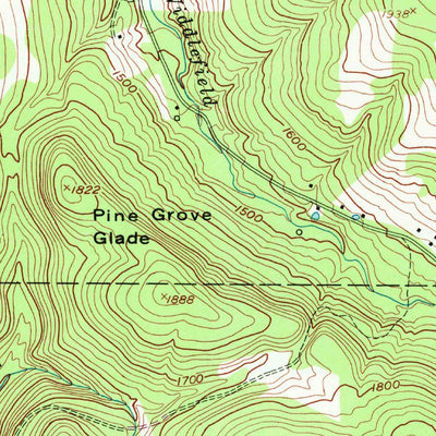 United States Geological Survey Scandia, PA-NY (1954, 24000-Scale) digital map