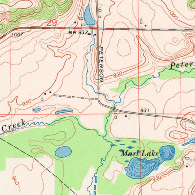 United States Geological Survey Scandinavia, WI (1969, 24000-Scale) digital map