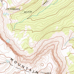 United States Geological Survey Scapegoat Mountain, MT (1970, 24000-Scale) digital map