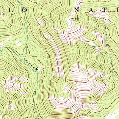 United States Geological Survey Scapegoat Mountain, MT (1970, 24000-Scale) digital map