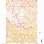 United States Geological Survey Scapegoat Mountain, MT (1995, 24000-Scale) digital map