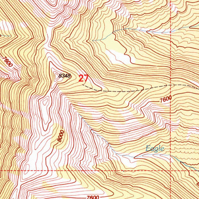 United States Geological Survey Scapegoat Mountain, MT (1995, 24000-Scale) digital map