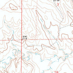 United States Geological Survey Scaper Reservoir, WY (1971, 24000-Scale) digital map