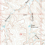 United States Geological Survey Scaper Reservoir, WY (1971, 24000-Scale) digital map