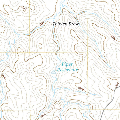 United States Geological Survey Scaper Reservoir, WY (2021, 24000-Scale) digital map