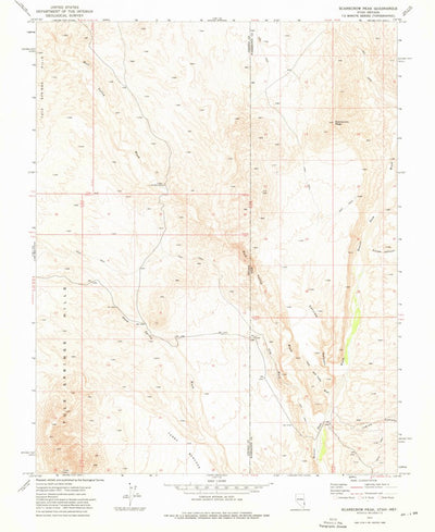 United States Geological Survey Scarecrow Peak, UT-NV (1973, 24000-Scale) digital map