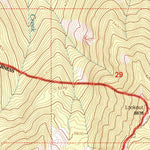 United States Geological Survey Scenery Mountain, MT (1997, 24000-Scale) digital map
