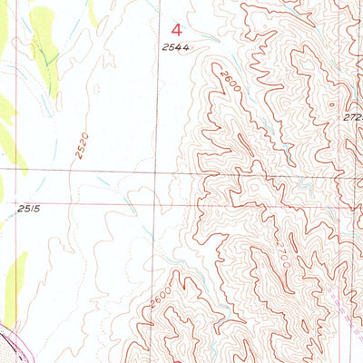 United States Geological Survey Scenic SW, SD (1954, 24000-Scale) digital map