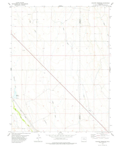 United States Geological Survey Schafer Reservoir, CO (1978, 24000-Scale) digital map