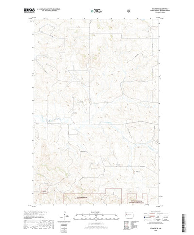 United States Geological Survey Schafer SE, ND (2020, 24000-Scale) digital map
