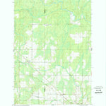 United States Geological Survey Schaffer, MI (1989, 24000-Scale) digital map