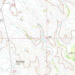 United States Geological Survey Schaffner Creek NE, ND (1973, 24000-Scale) digital map