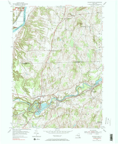 United States Geological Survey Schaghticoke, NY (1954, 24000-Scale) digital map