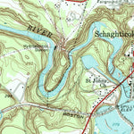 United States Geological Survey Schaghticoke, NY (1954, 24000-Scale) digital map