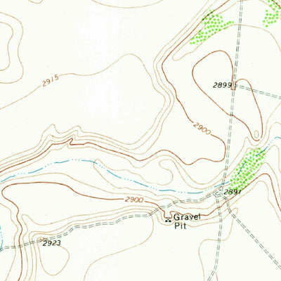 United States Geological Survey Scharbauer Ranch, TX (1966, 24000-Scale) digital map